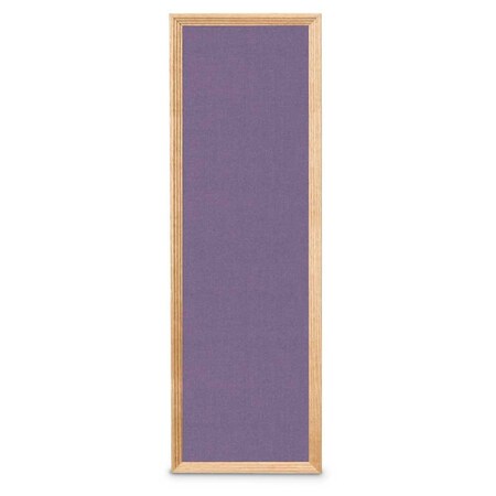 United Visual Products Slim Style Indoor Enclosed Corkboard, 24 UVRDS23SBH-SATIN-DBURGU